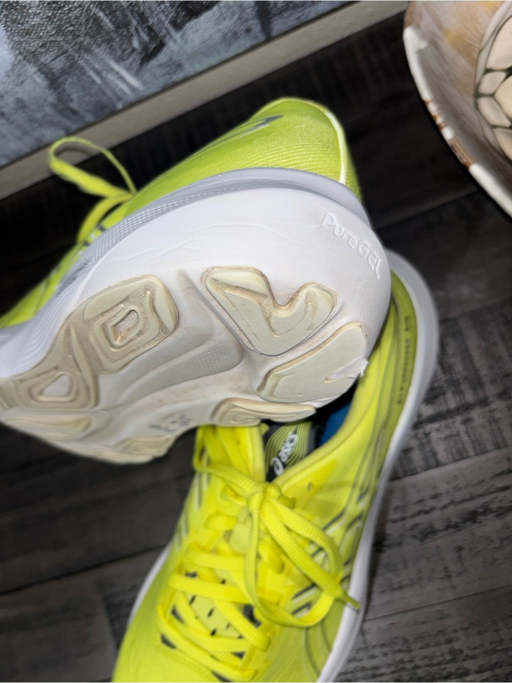 ASICS GT-2000 Neon Yellow MENS SZ 11 - Picture 11 of 14